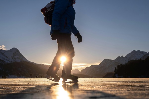 Ice Skating in Kashmir